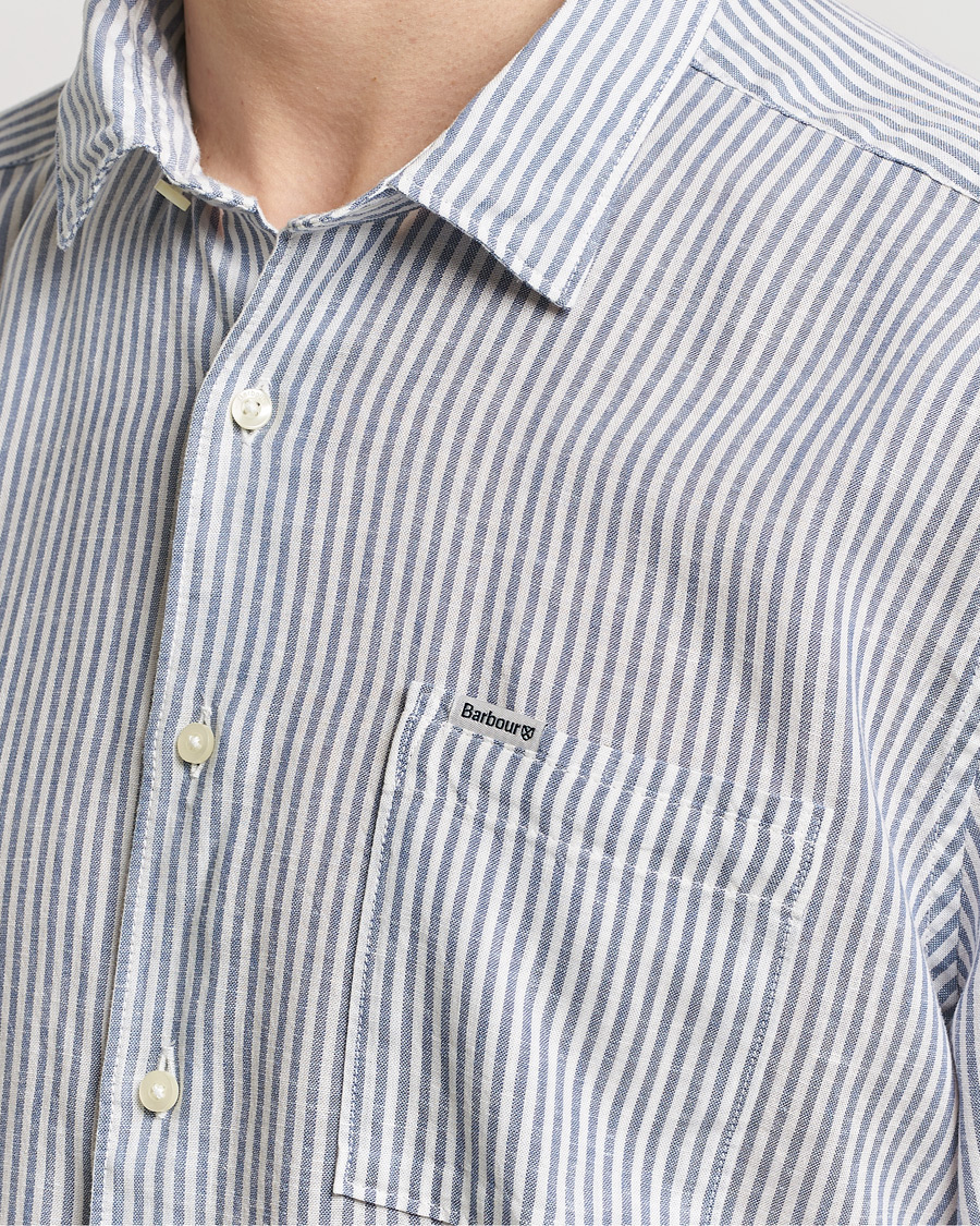 Mies | Kauluspaidat | Barbour Lifestyle | Deerpark Short Sleeve Regular Fit Summer Shirt Navy