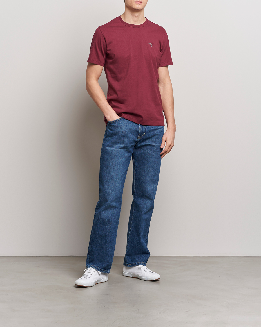 Mies | T-paidat | Barbour Lifestyle | Essential Sports T-Shirt Red