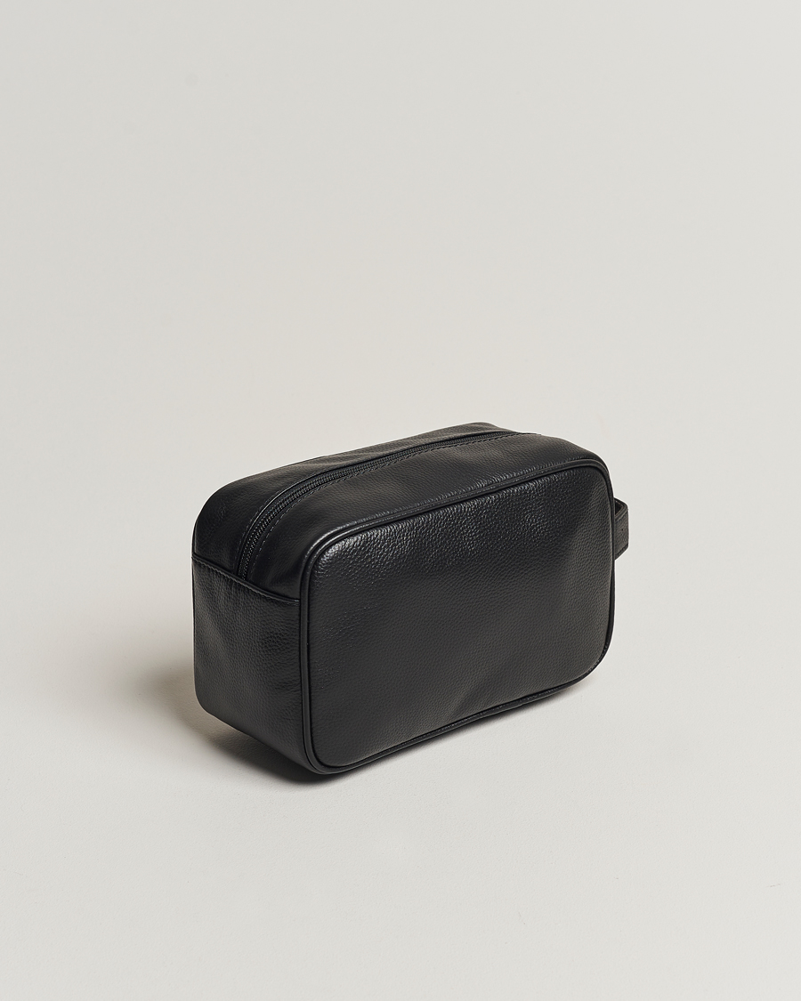 Mies |  | Barbour Lifestyle | Logo Leather Washbag Black