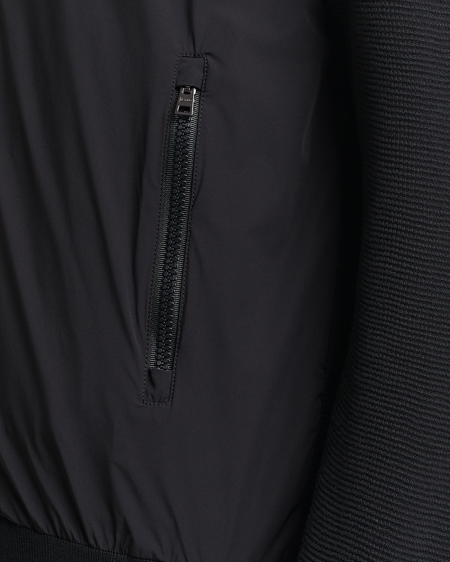 Mies | Takit | Herno | Hybrid Knit Jacket Black