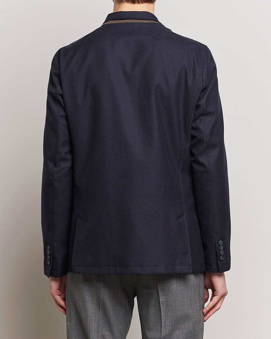 Mies | Takit | Herno | Cotton/Cashmere City Jacket Navy