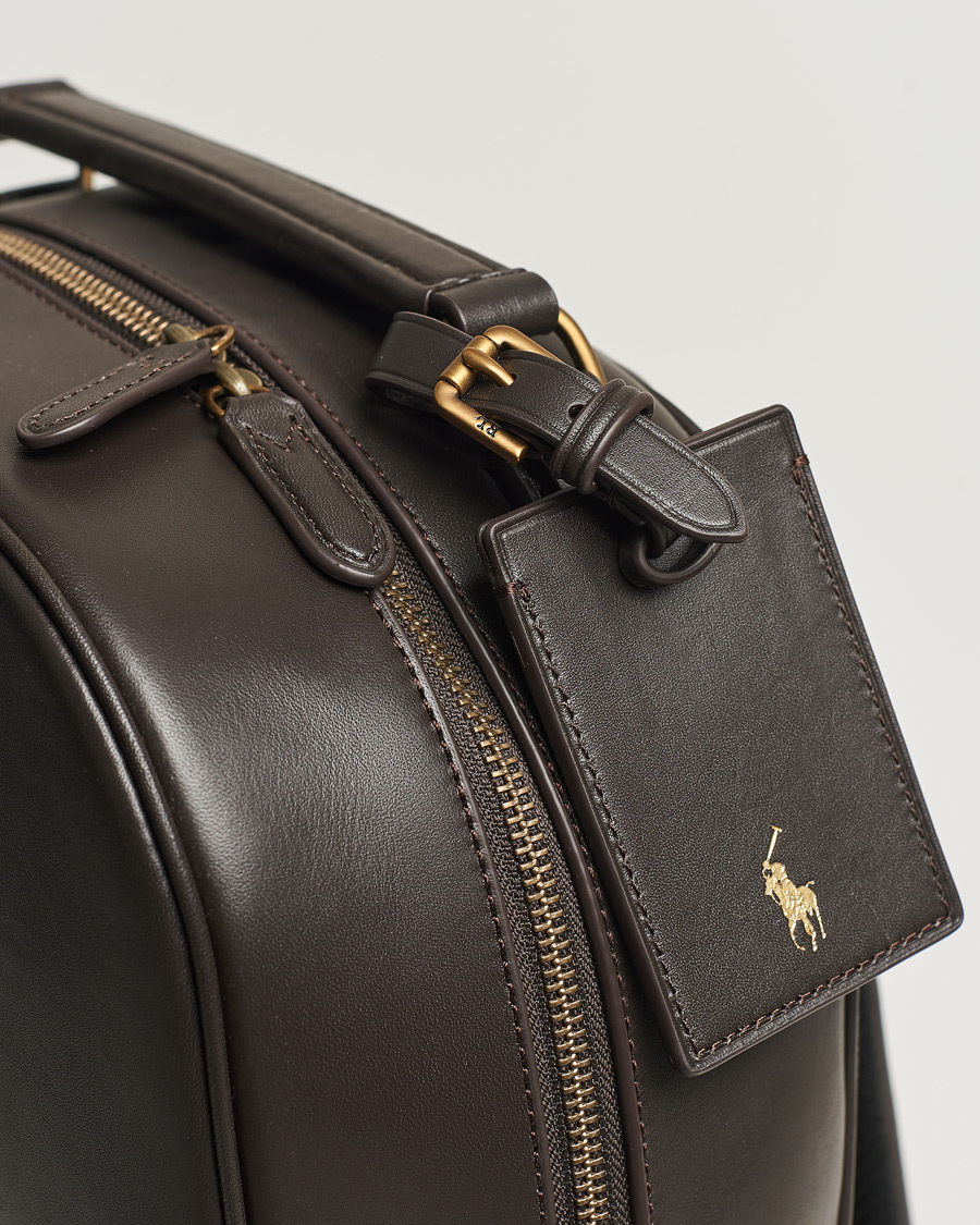 Mies | Polo Ralph Lauren Leather Backpack Dark Brown | Polo Ralph Lauren | Leather Backpack Dark Brown