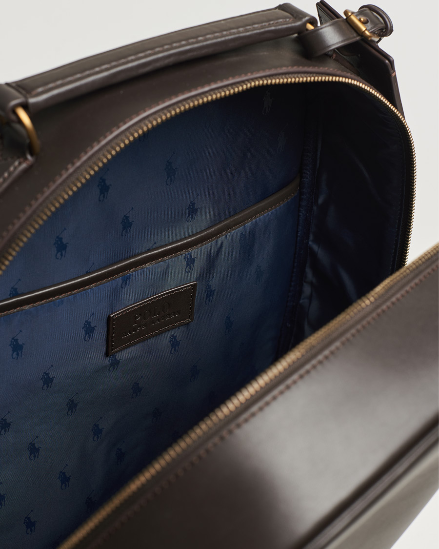 Mies | Polo Ralph Lauren Leather Backpack Dark Brown | Polo Ralph Lauren | Leather Backpack Dark Brown