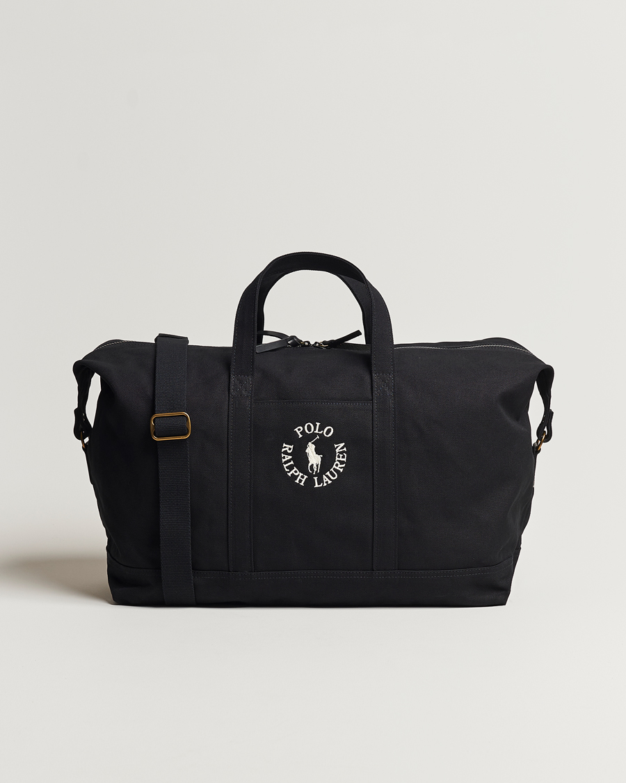 Mies | Polo Ralph Lauren Canvas Logo Dufflebag Black | Polo Ralph Lauren | Canvas Logo Dufflebag Black