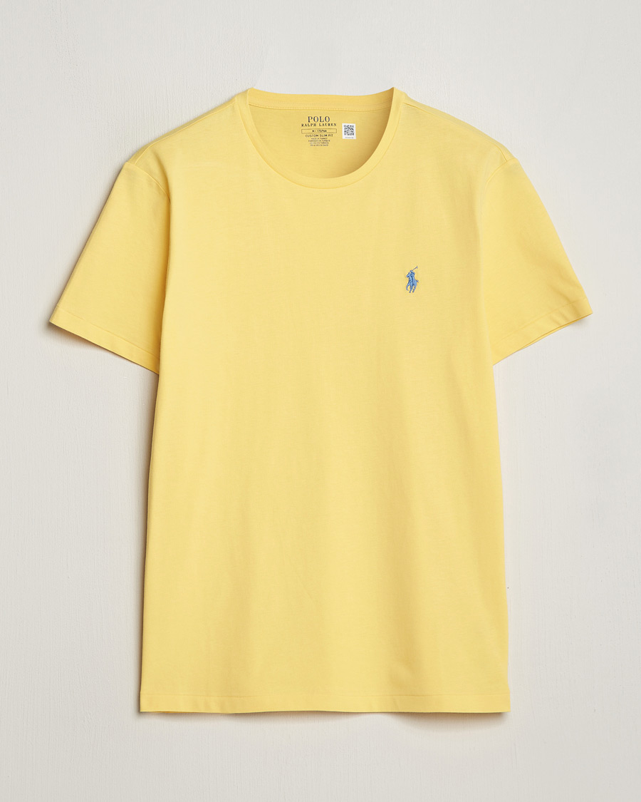 Mies | T-paidat | Polo Ralph Lauren | Crew Neck T-Shirt Oasis Yellow