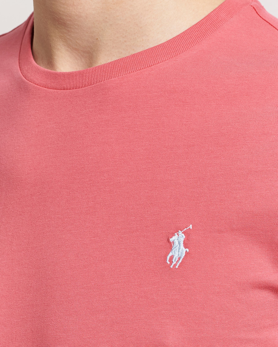 Mies | T-paidat | Polo Ralph Lauren | Crew Neck T-Shirt Pale Red