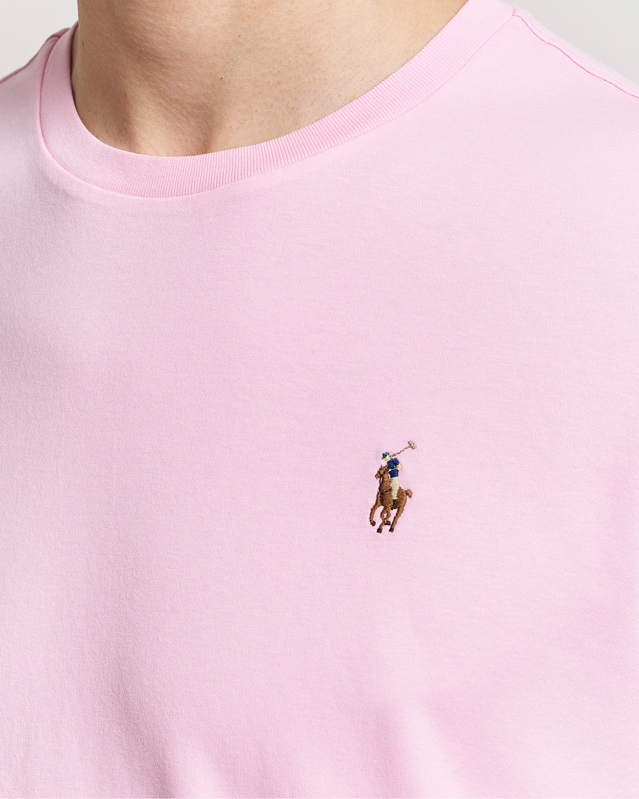 Mies | T-paidat | Polo Ralph Lauren | Luxury Pima Cotton Crew Neck T-Shirt Caramel Pink