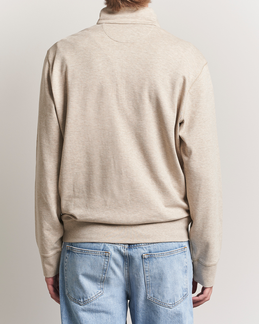 Mies | Puserot | Polo Ralph Lauren | Double Knit Half-Zip Sweater Tuscan Beige Heather