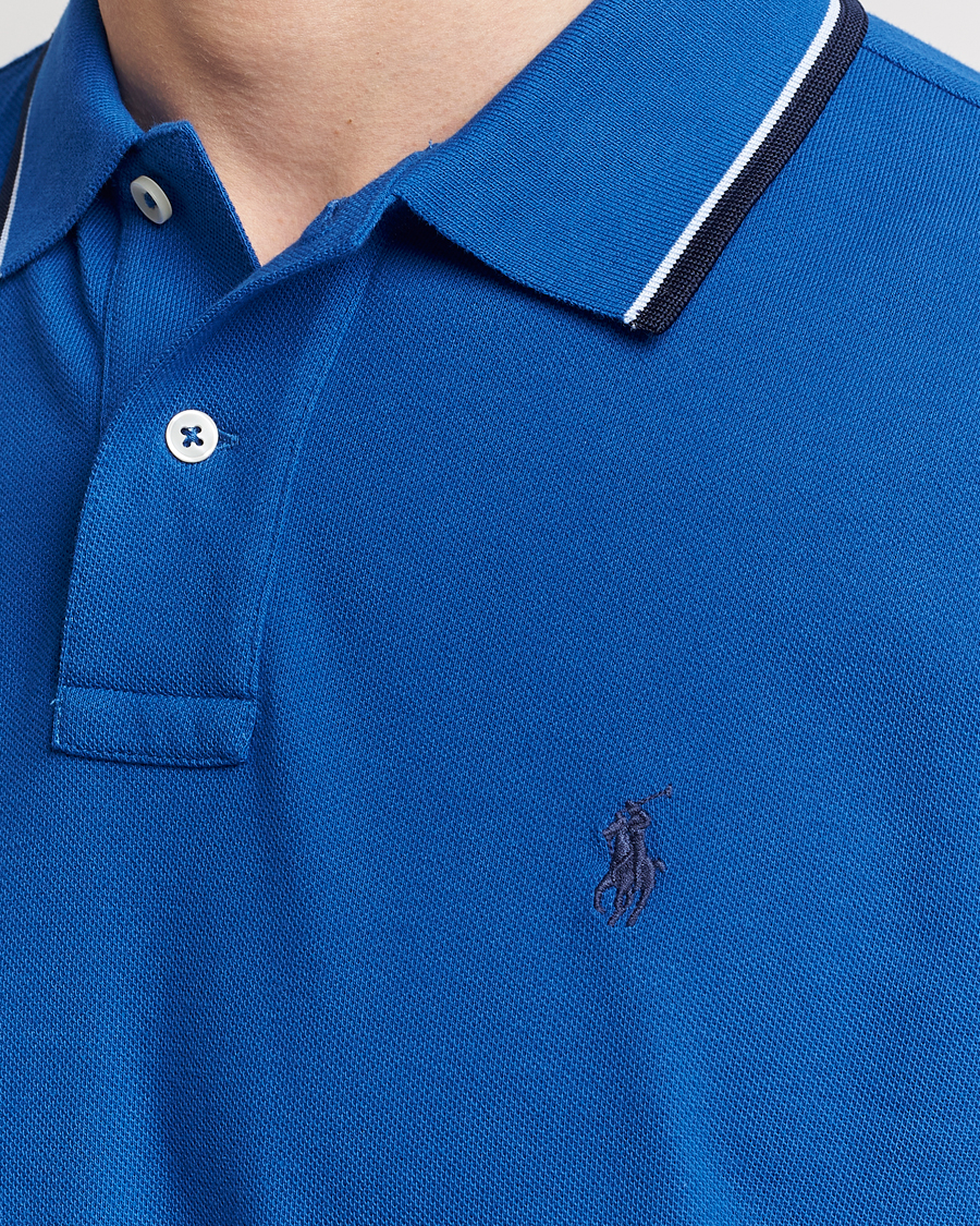 Mies | Pikeet | Polo Ralph Lauren | Custom Slim Fit Tipped Polo Heritage Blue