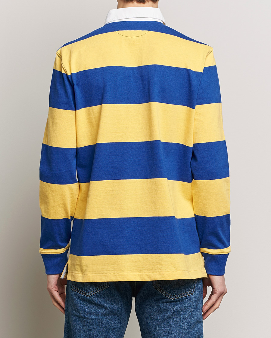 Mies | Puserot | Polo Ralph Lauren | Jersey Striped Rugger Chrome Yellow/Cruise Royal