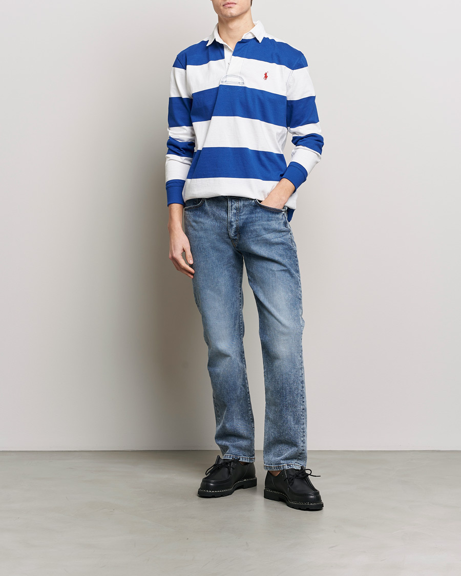 Mies | Puserot | Polo Ralph Lauren | Jersey Striped Rugger Cruise Royal/White