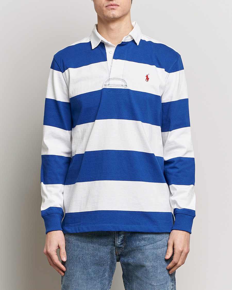 Mies | Puserot | Polo Ralph Lauren | Jersey Striped Rugger Cruise Royal/White