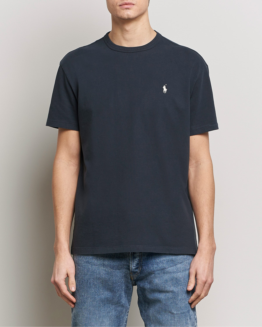 Mies | T-paidat | Polo Ralph Lauren | Loopback Crew Neck T-Shirt Faded Black