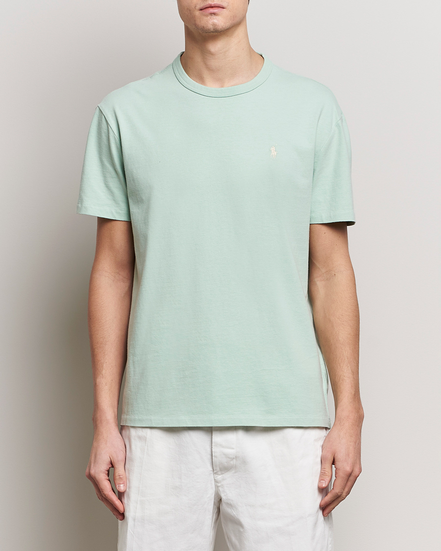 Mies | T-paidat | Polo Ralph Lauren | Loopback Crew Neck T-Shirt Celadon