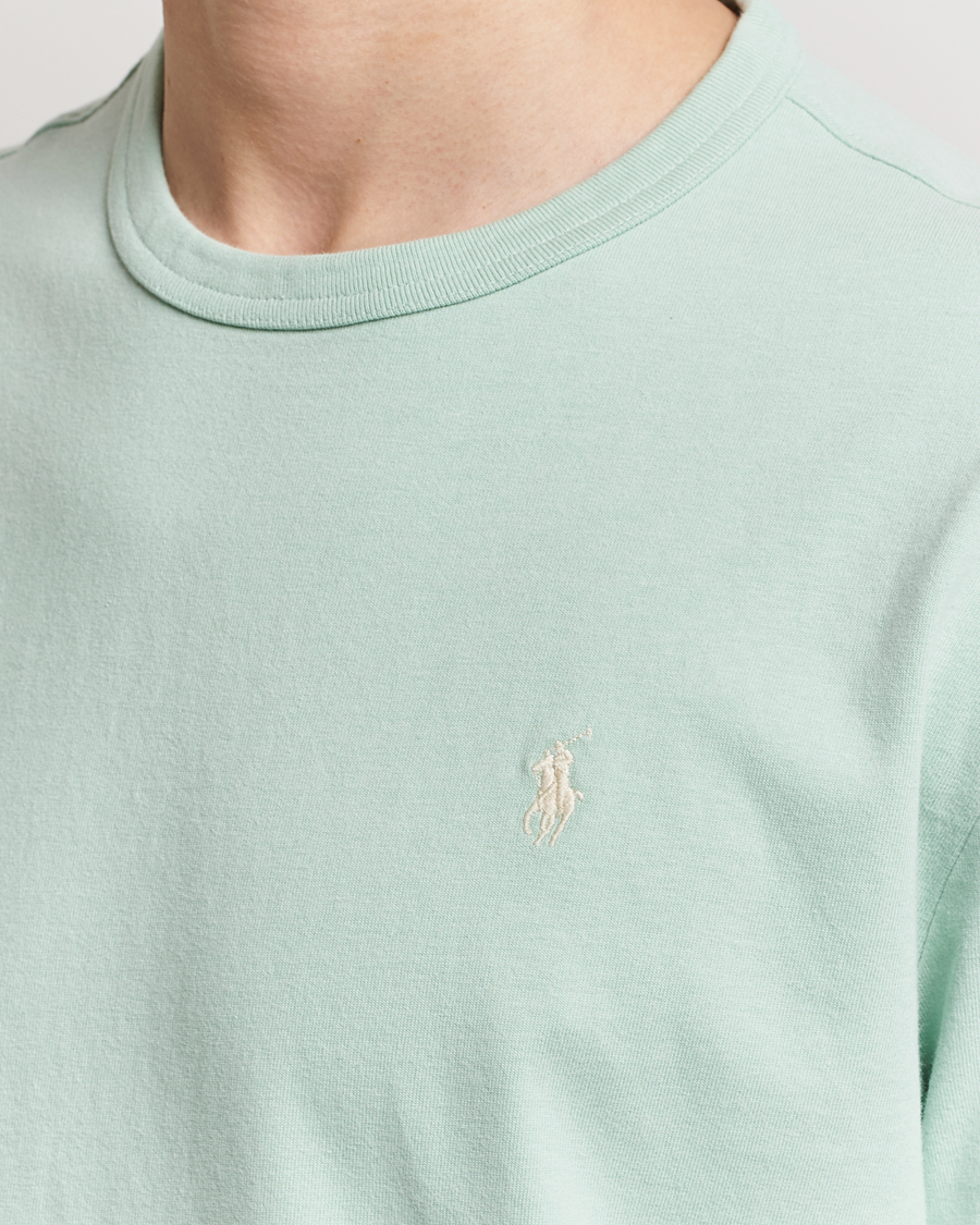 Mies | T-paidat | Polo Ralph Lauren | Loopback Crew Neck T-Shirt Celadon