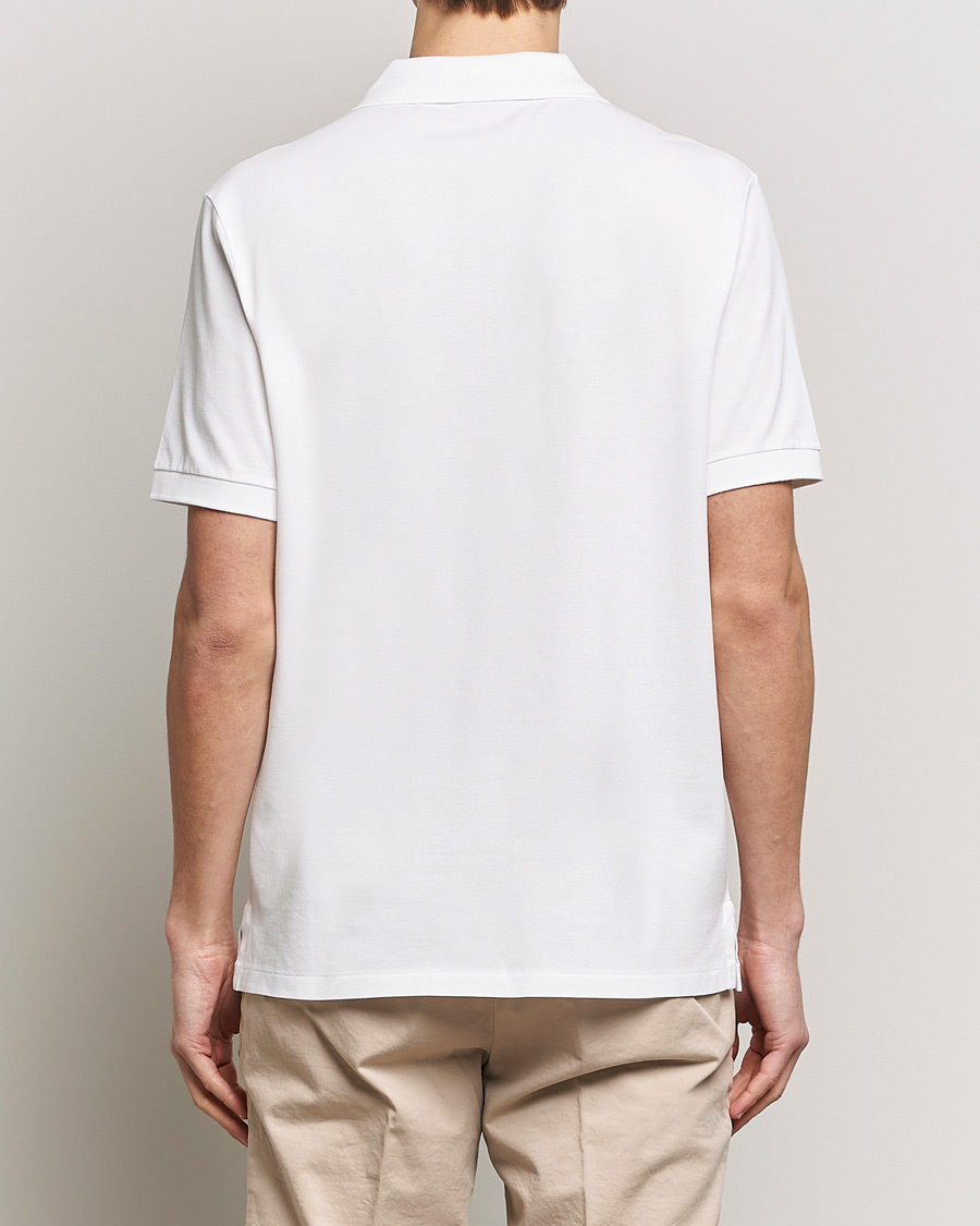 Mies | Pikeet | Polo Ralph Lauren | Classic Fit Open Collar Stretch Polo White