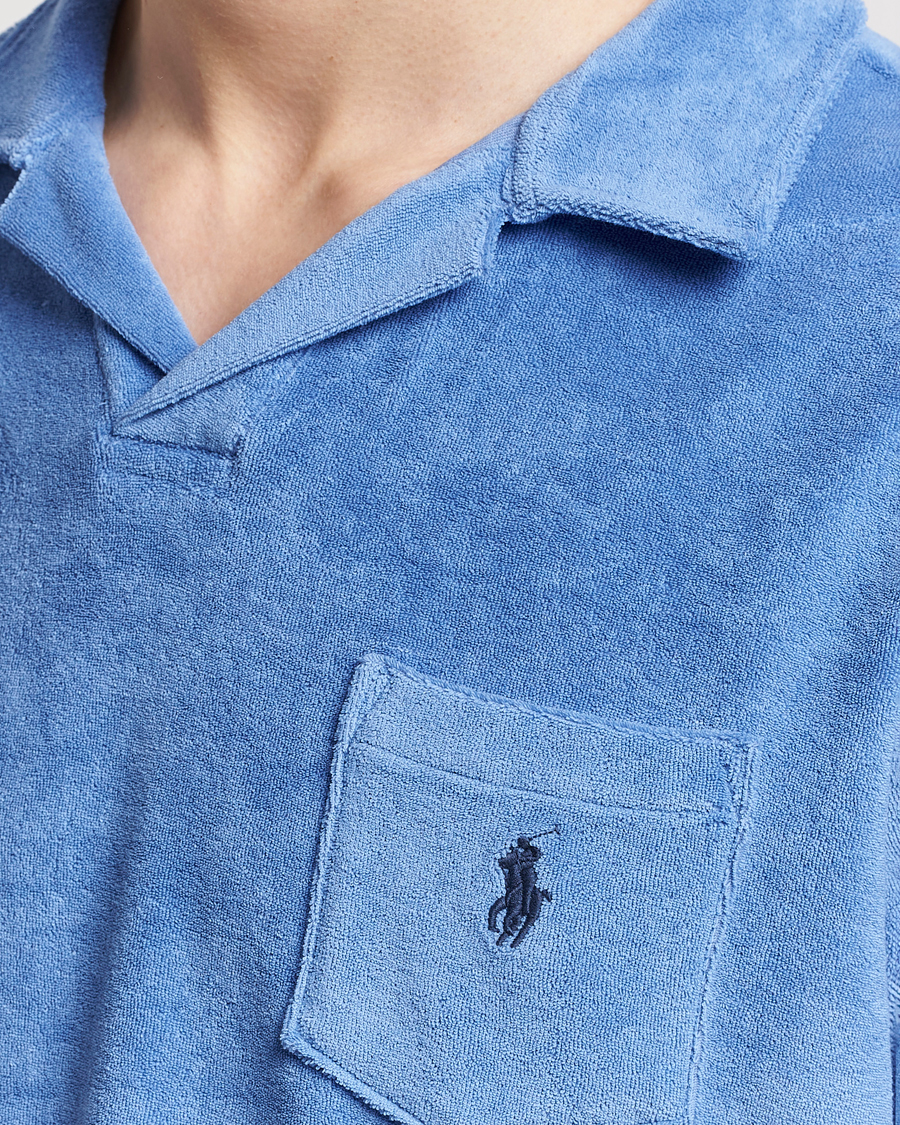 Mies | Pikeet | Polo Ralph Lauren | Cotton Terry Polo Harbor Island Blue