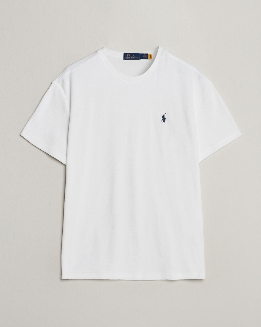 Mies | T-paidat | Polo Ralph Lauren | Terry Cotton T-Shirt White