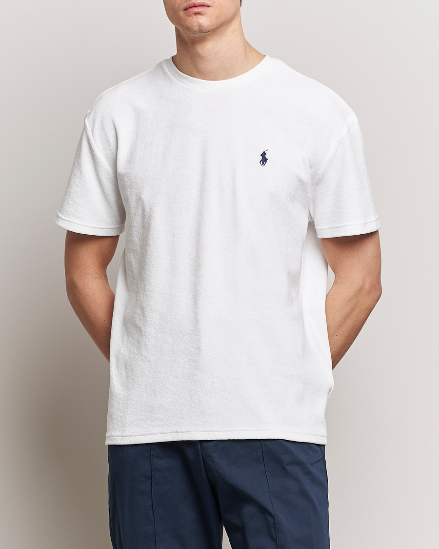 Mies | T-paidat | Polo Ralph Lauren | Terry Cotton T-Shirt White