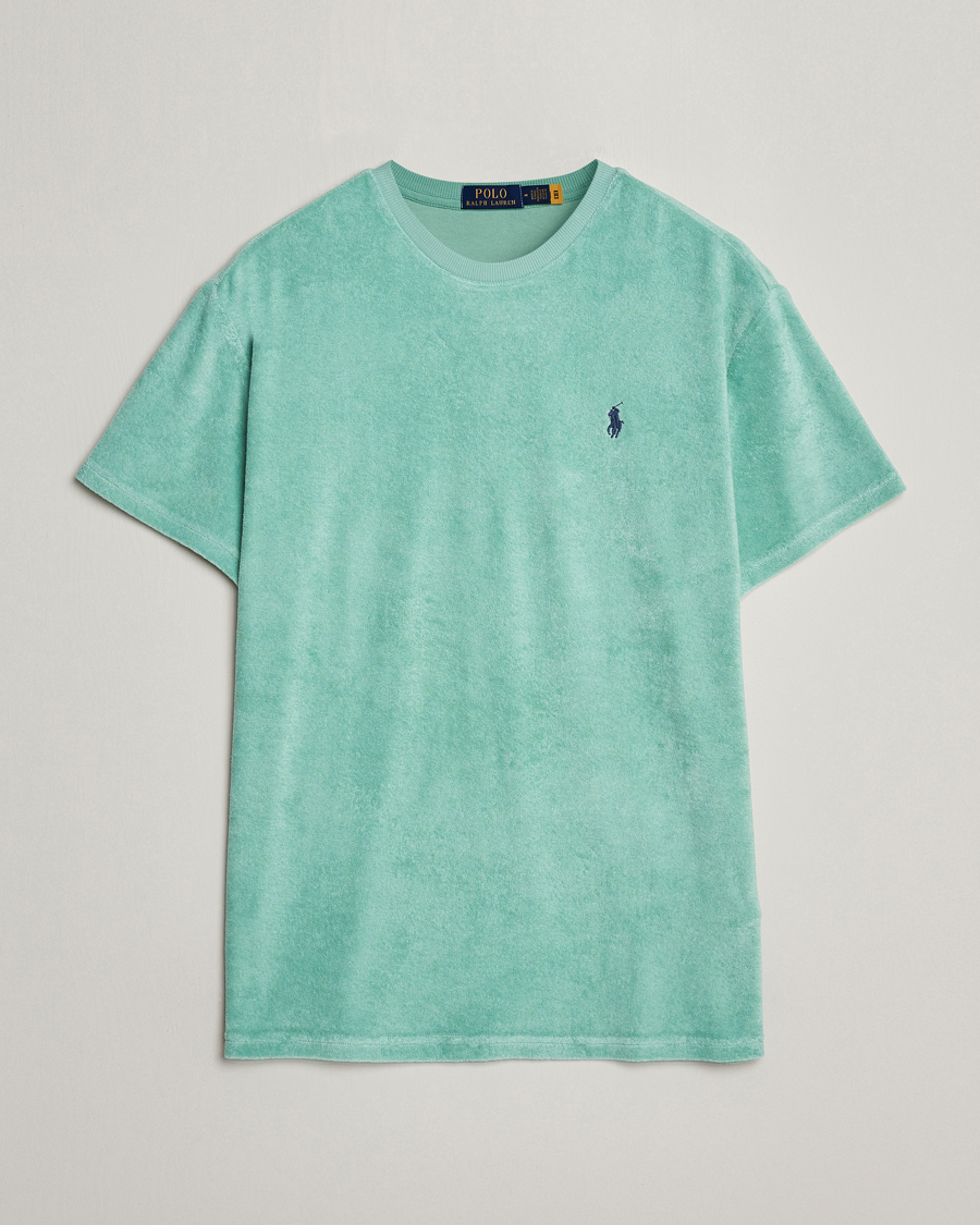 Mies | T-paidat | Polo Ralph Lauren | Terry Cotton T-Shirt Celadon