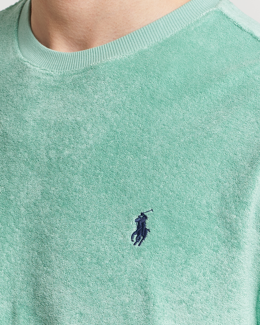 Mies | T-paidat | Polo Ralph Lauren | Terry Cotton T-Shirt Celadon