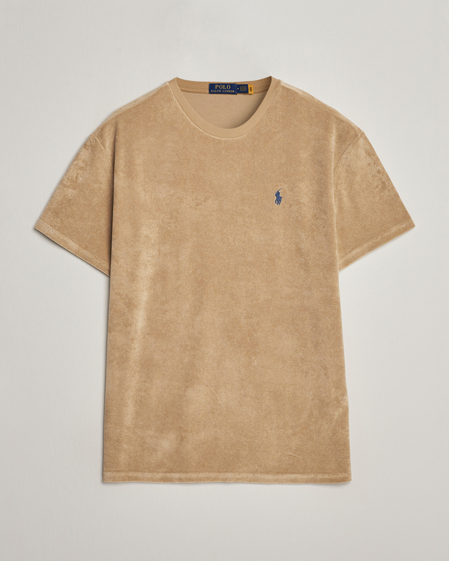 Mies | T-paidat | Polo Ralph Lauren | Terry Cotton T-Shirt Coastal Beige