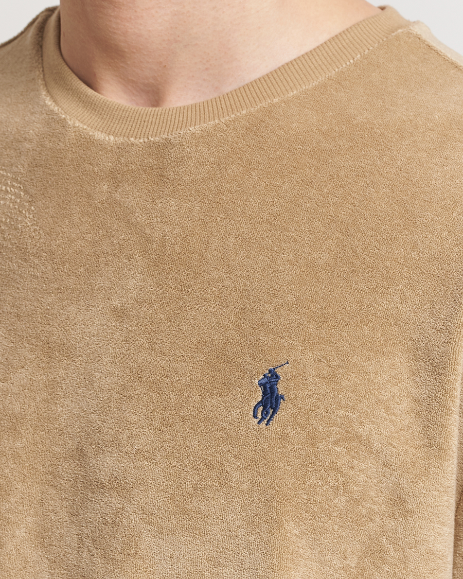 Mies | T-paidat | Polo Ralph Lauren | Terry Cotton T-Shirt Coastal Beige