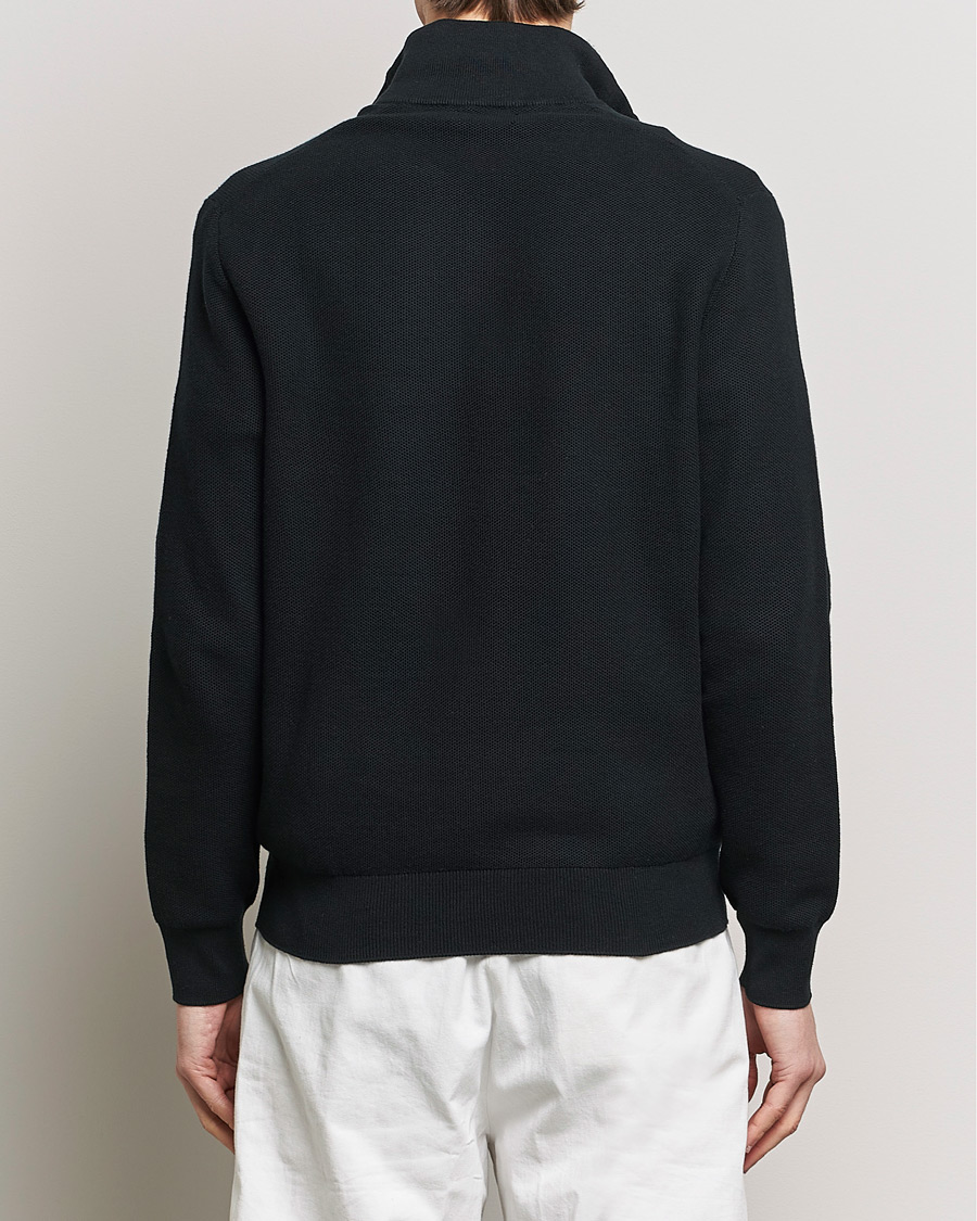 Mies | Puserot | Polo Ralph Lauren | Textured Half Zip Polo Black