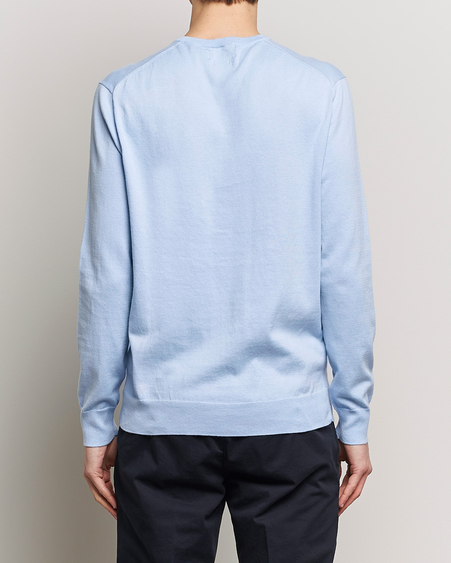 Mies | Puserot | Polo Ralph Lauren | Cotton Crew Neck Sweater Blue Hyacinth