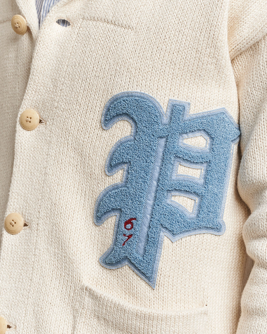 Mies | Puserot | Polo Ralph Lauren | Cotton/Linen Shawl Collar Cardigan Andover Cream