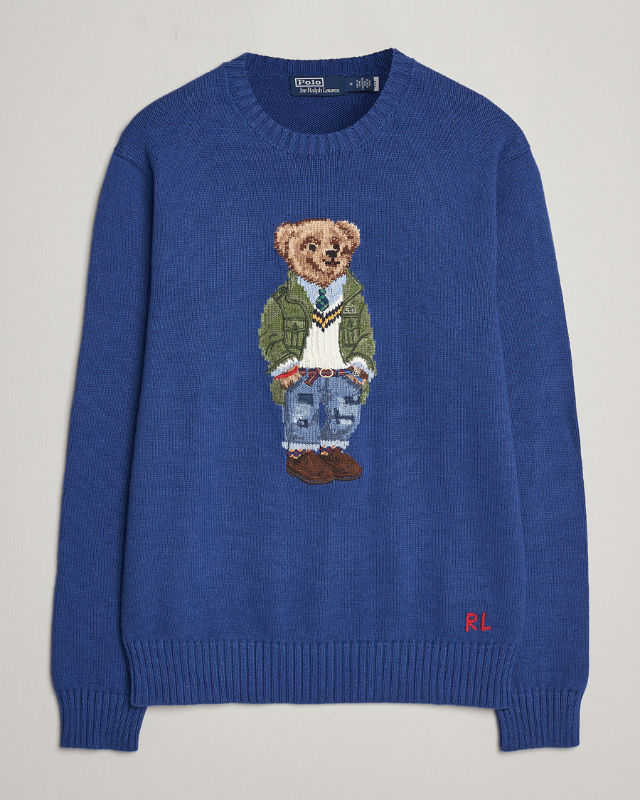 Mies | Puserot | Polo Ralph Lauren | Knitted Bear Sweater Beach Royal