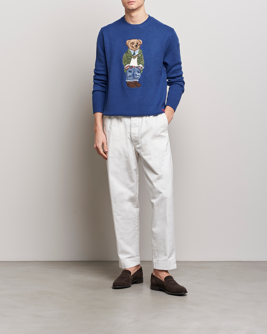 Mies | Puserot | Polo Ralph Lauren | Knitted Bear Sweater Beach Royal