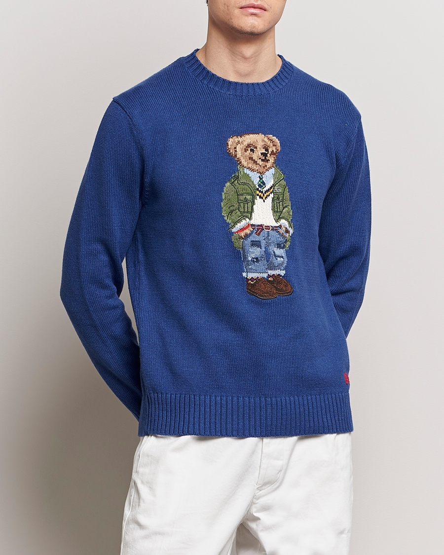 Mies | Alennusmyynti vaatteet | Polo Ralph Lauren | Knitted Bear Sweater Beach Royal