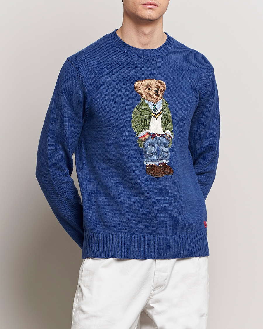 Mies | Puserot | Polo Ralph Lauren | Knitted Bear Sweater Beach Royal