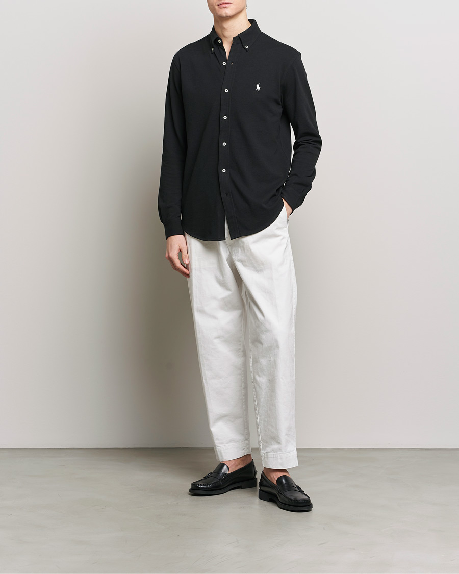 Mies | Kauluspaidat | Polo Ralph Lauren | Featherweight Mesh Shirt Polo Black