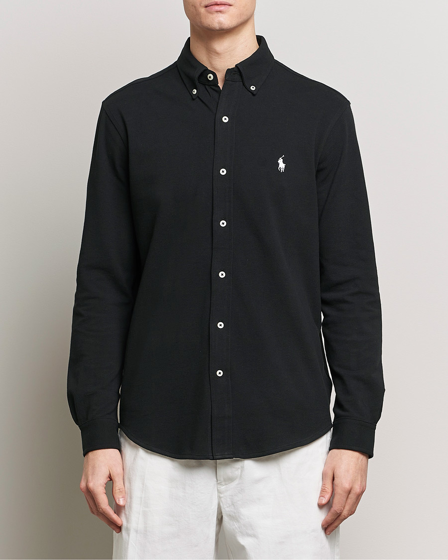 Mies | Kauluspaidat | Polo Ralph Lauren | Featherweight Mesh Shirt Polo Black