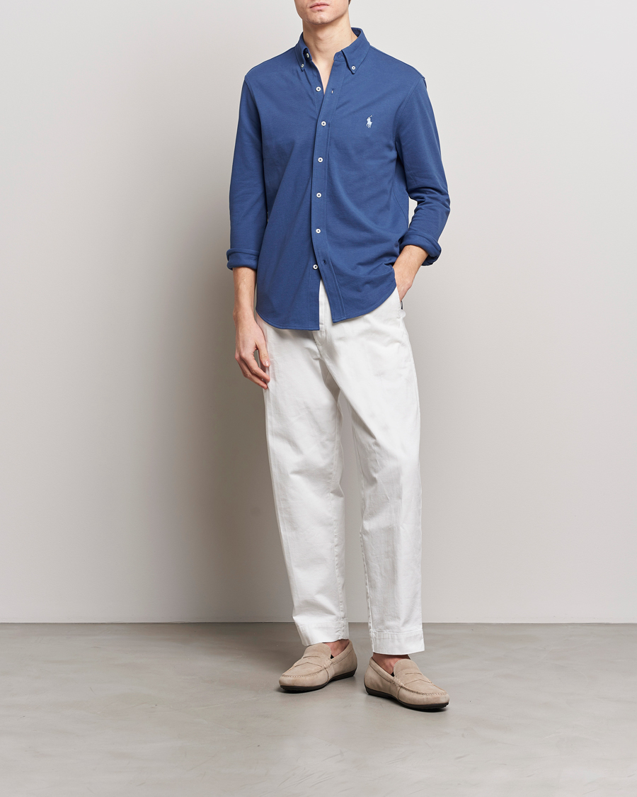 Mies | Kauluspaidat | Polo Ralph Lauren | Featherweight Mesh Shirt Old Royal