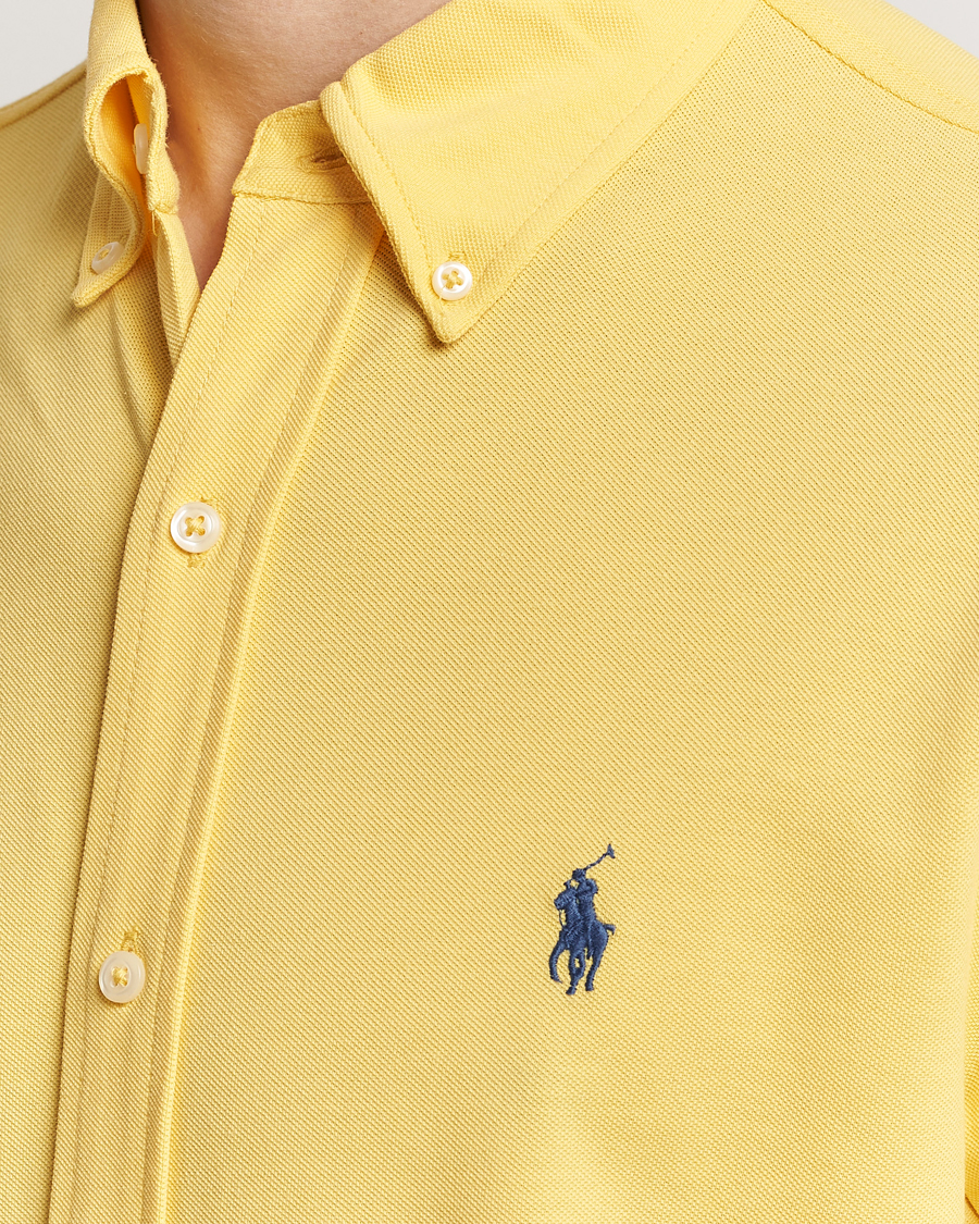 Mies | Kauluspaidat | Polo Ralph Lauren | Featherweight Mesh Shirt Oasis Yellow