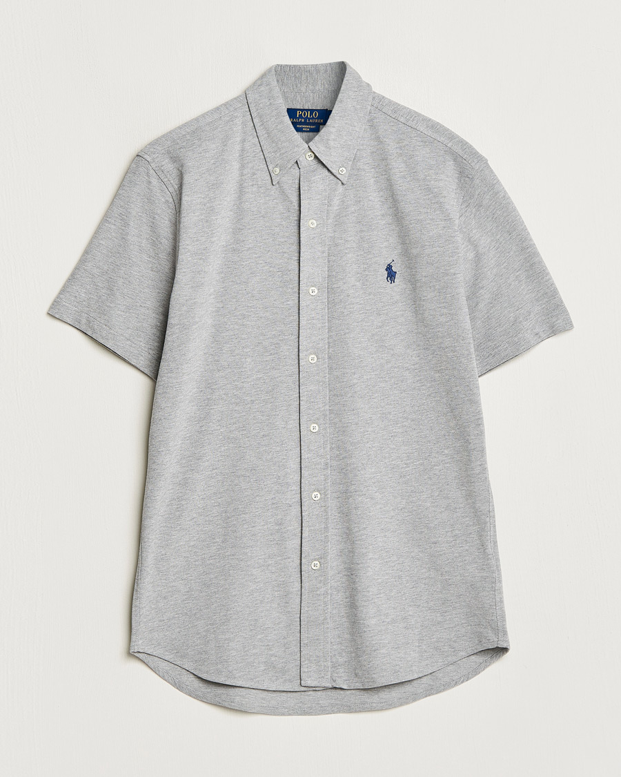 Mies | Kauluspaidat | Polo Ralph Lauren | Featherweight Mesh Short Sleeve Shirt Andover Heather