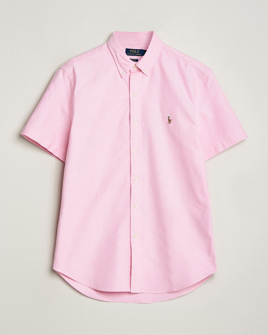 Mies | Kauluspaidat | Polo Ralph Lauren | Slim Fit Oxford Short Sleeve Shirt New Rose