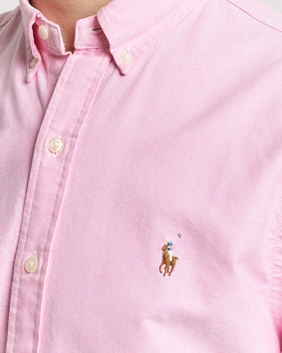 Mies | Kauluspaidat | Polo Ralph Lauren | Slim Fit Oxford Short Sleeve Shirt New Rose