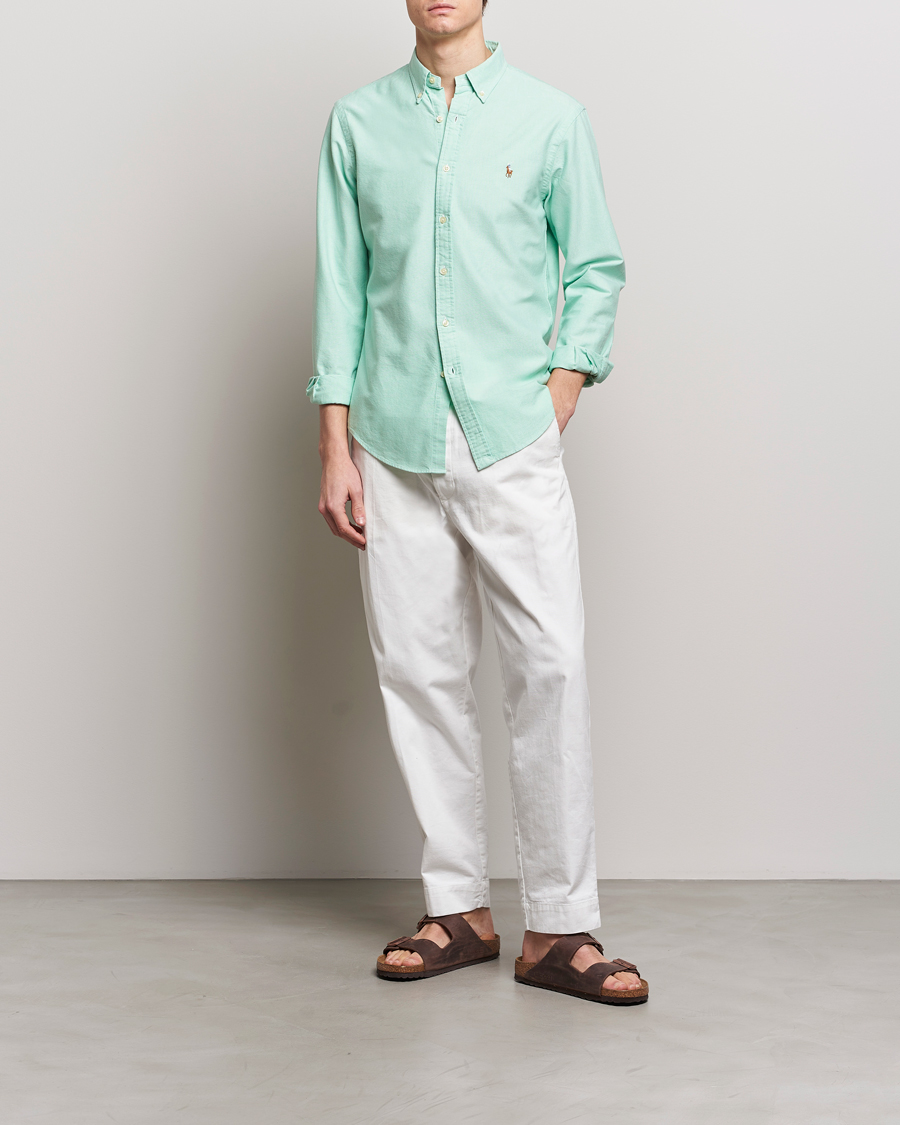 Mies | Kauluspaidat | Polo Ralph Lauren | Slim Fit Oxford Button Down Shirt Classic Kelly