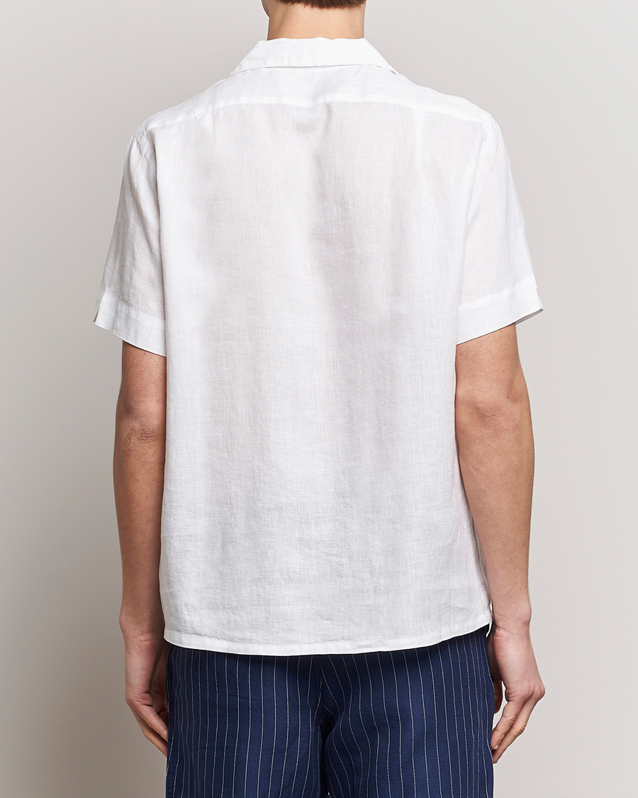 Mies | Kauluspaidat | Polo Ralph Lauren | Linen Pocket Short Sleeve Shirt White