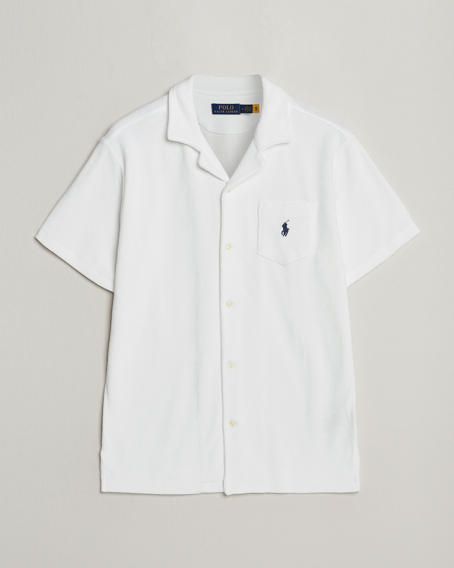 Mies | Kauluspaidat | Polo Ralph Lauren | Cotton Terry Short Sleeve White