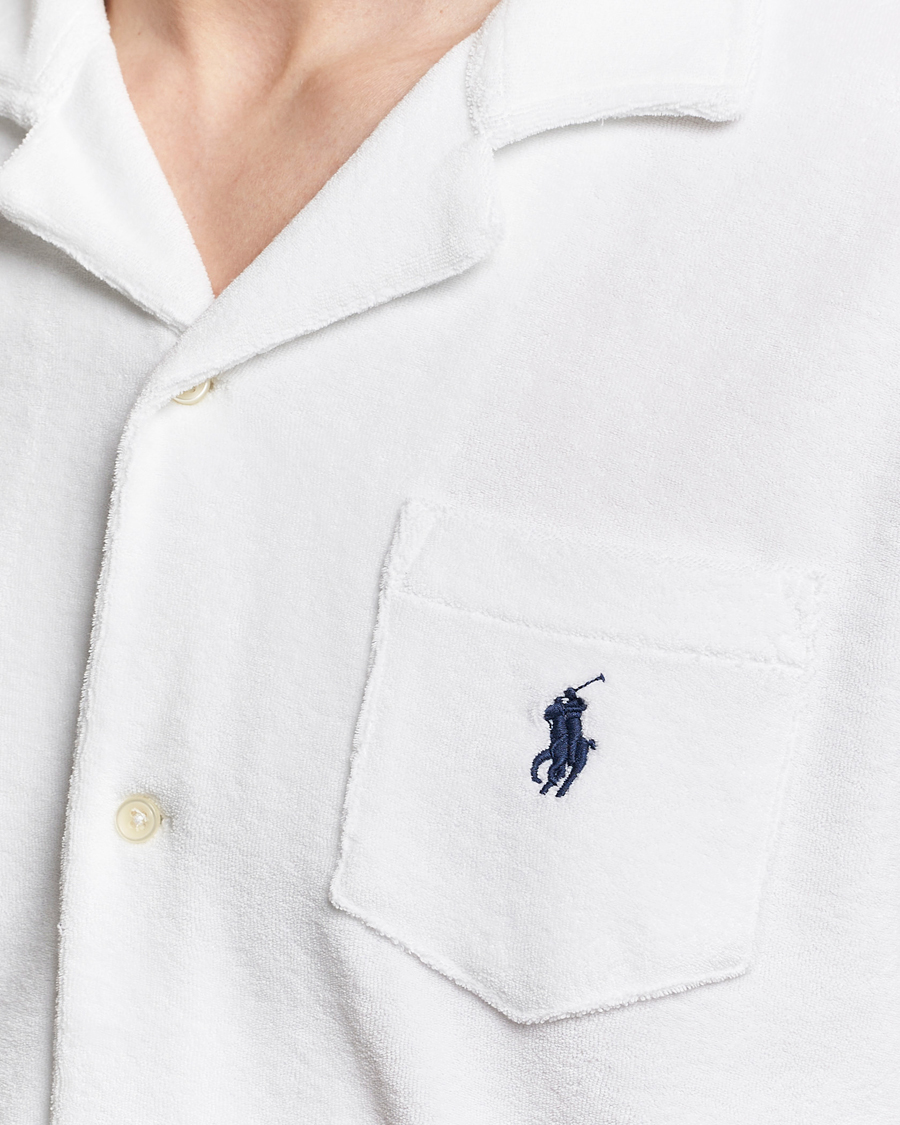 Mies | Kauluspaidat | Polo Ralph Lauren | Cotton Terry Short Sleeve White