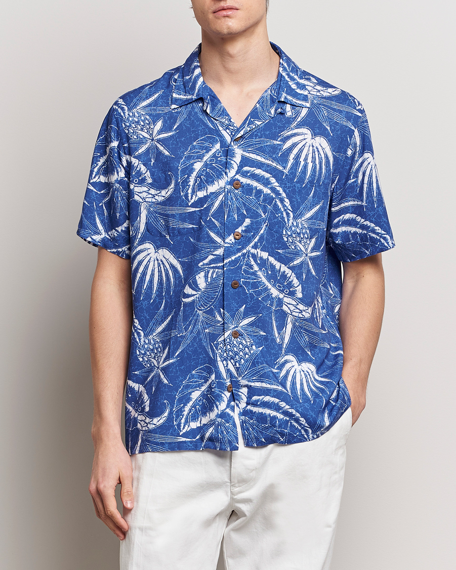 Mies | Lyhythihaiset kauluspaidat | Polo Ralph Lauren | Short Sleeve Printed Shirt Ocean Breeze Floral