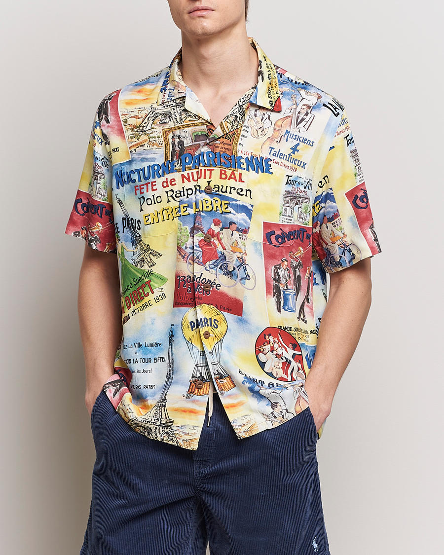 Mies | Kauluspaidat | Polo Ralph Lauren | Short Sleeve Printed Shirt City Of Light Poster