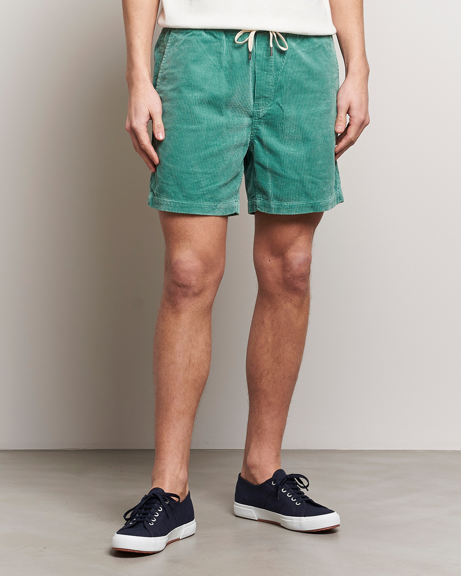 Mies | Kurenauha-shortsit | Polo Ralph Lauren | Prepster Corduroy Drawstring Shorts Seafoam Green
