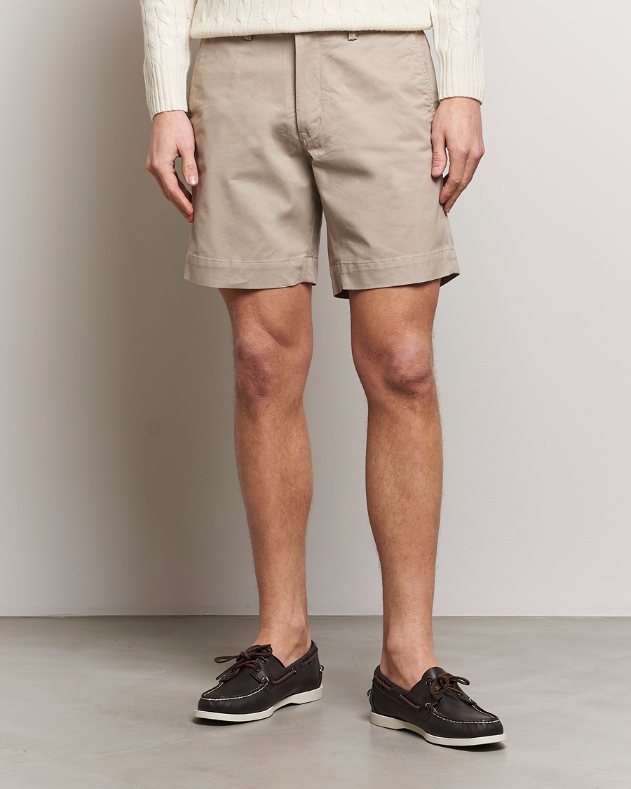 Mies | Chino-shortsit | Polo Ralph Lauren | Tailored Slim Fit Shorts Khaki Tan