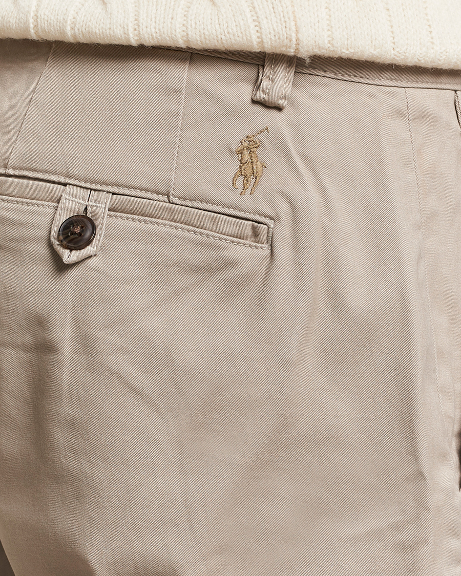 Mies | Shortsit | Polo Ralph Lauren | Tailored Slim Fit Shorts Khaki Tan